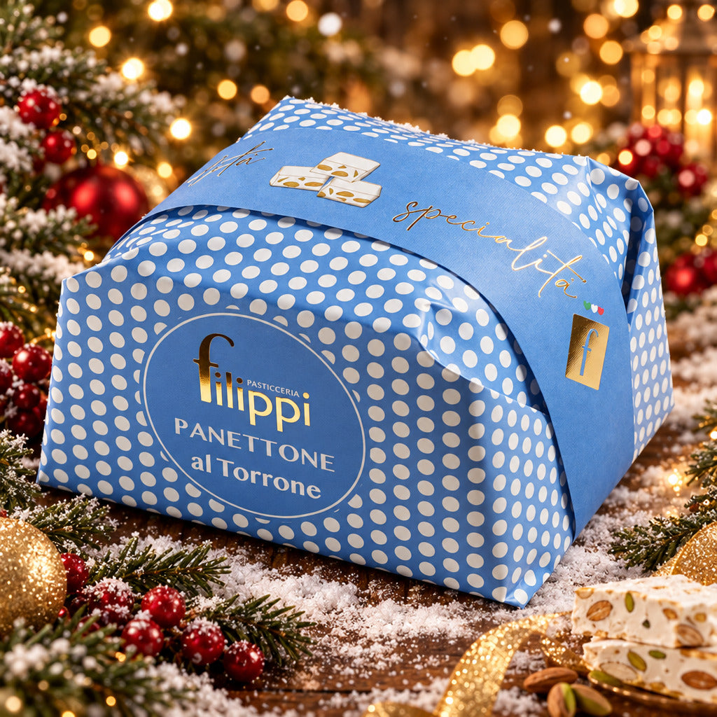 Panettone al Torrone 500 Grammi